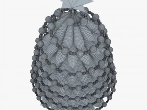 christmas tree paper v 3 3D Model