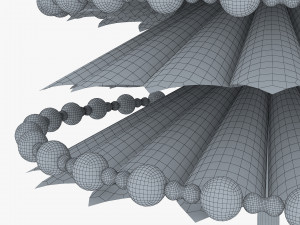 christmas tree paper v 3 3D Model