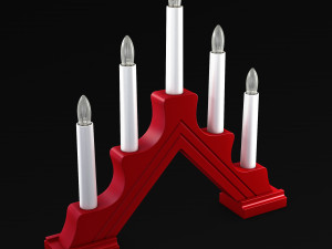 christmas advent lights v 1 Model 3D