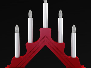 christmas advent lights v 1 Model 3D