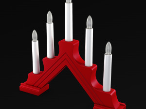 christmas advent lights v 1 Model 3D