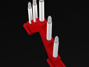 christmas advent lights v 1 Model 3D