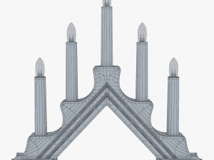 christmas advent lights v 1 Model 3D