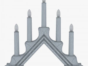 christmas advent lights v 1 3D Model