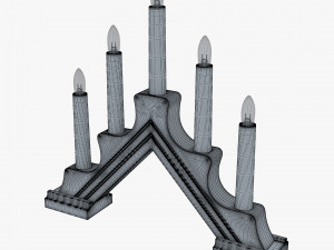 christmas advent lights v 1 Model 3D