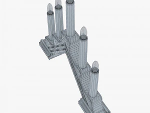 christmas advent lights v 1 3D Model