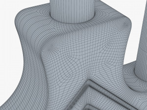christmas advent lights v 1 Model 3D