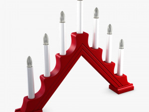 christmas advent lights v 2 3D Model