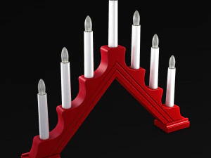 christmas advent lights v 2 3D Model