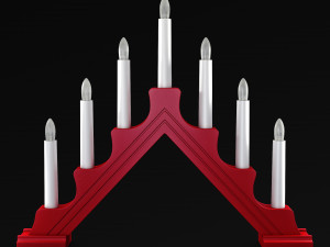 christmas advent lights v 2 Modelo 3D