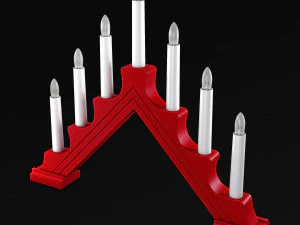 christmas advent lights v 2 3D Model