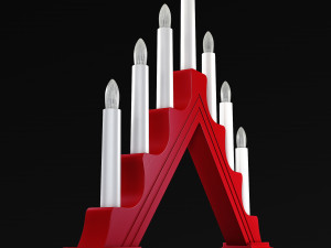 christmas advent lights v 2 Modelo 3D