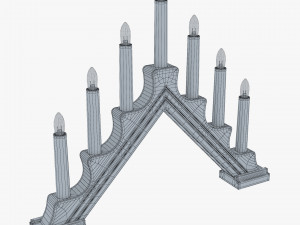 christmas advent lights v 2 Modelo 3D