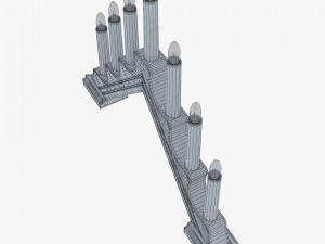 christmas advent lights v 2 Modelo 3D