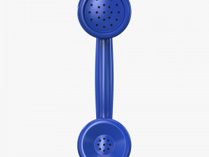 retro telephone handset v 1 3D Model