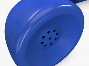 retro telephone handset v 1 3D Model