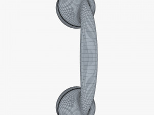 retro telephone handset v 1 3D Model