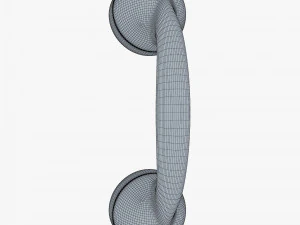 retro telephone handset v 1 3D Model
