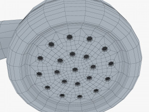 retro telephone handset v 1 3D Model