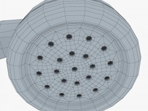 retro telephone handset v 1 3D Model