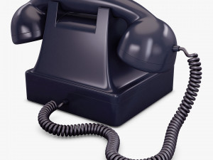 retro telephone v 1 Model 3D