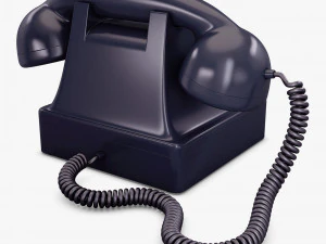 retro telephone v 1 3D Model
