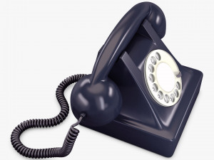 retro telephone v 1 Model 3D