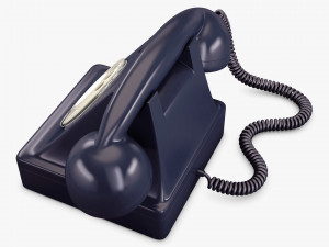 retro telephone v 1 Model 3D