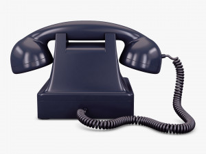 retro telephone v 1 Model 3D