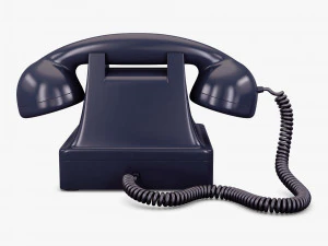 retro telephone v 1 3D Model