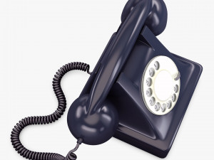retro telephone v 1 Model 3D