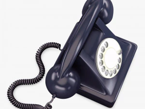retro telephone v 1 3D Model