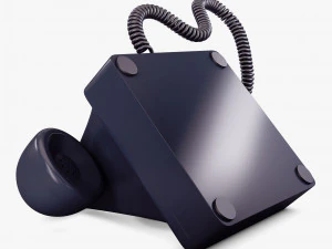 retro telephone v 1 3D Model