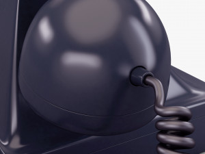 retro telephone v 1 Model 3D