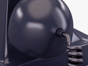 retro telephone v 1 3D Model