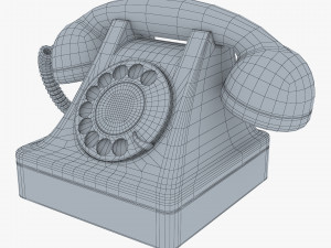 retro telephone v 1 Model 3D