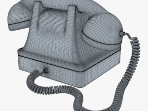 retro telephone v 1 Model 3D