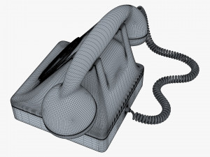 retro telephone v 1 Model 3D