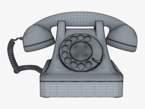 retro telephone v 1 Model 3D