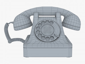 retro telephone v 1 Model 3D