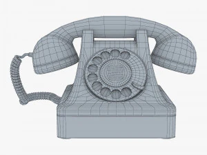 retro telephone v 1 3D Model