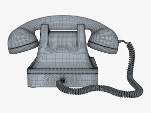 retro telephone v 1 Model 3D