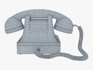 retro telephone v 1 Model 3D