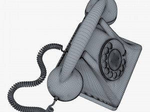 retro telephone v 1 Model 3D