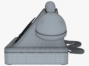 retro telephone v 1 3D Model