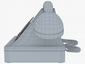 retro telephone v 1 Model 3D