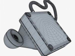 retro telephone v 1 3D Model