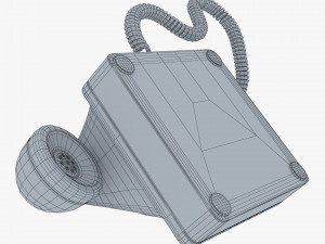 retro telephone v 1 Model 3D