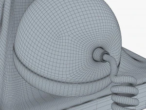 retro telephone v 1 3D Model