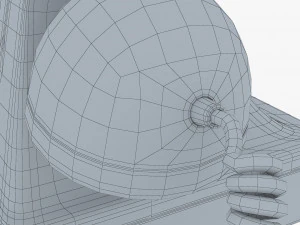 retro telephone v 1 3D Model